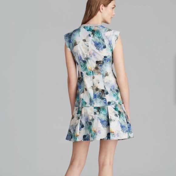 REBECCA TAYLOR -NWT- ENCHANTED GARDEN MINI DRESS 6 - Picture 3 of 7